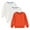 Orange2, variant on Jalioing 3 Pack Cotton Sweatshirts for Kids Crew Neck Long Sleeve Casual Pullover Shirts Boys Girls Solid Basic Tops