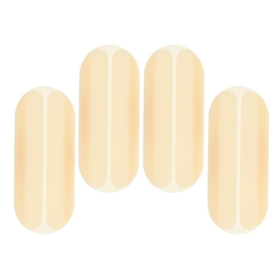 4 Pcs Clear Invisible Shoulder Strap Bra Pads for Women, Backless and Comfortable Support