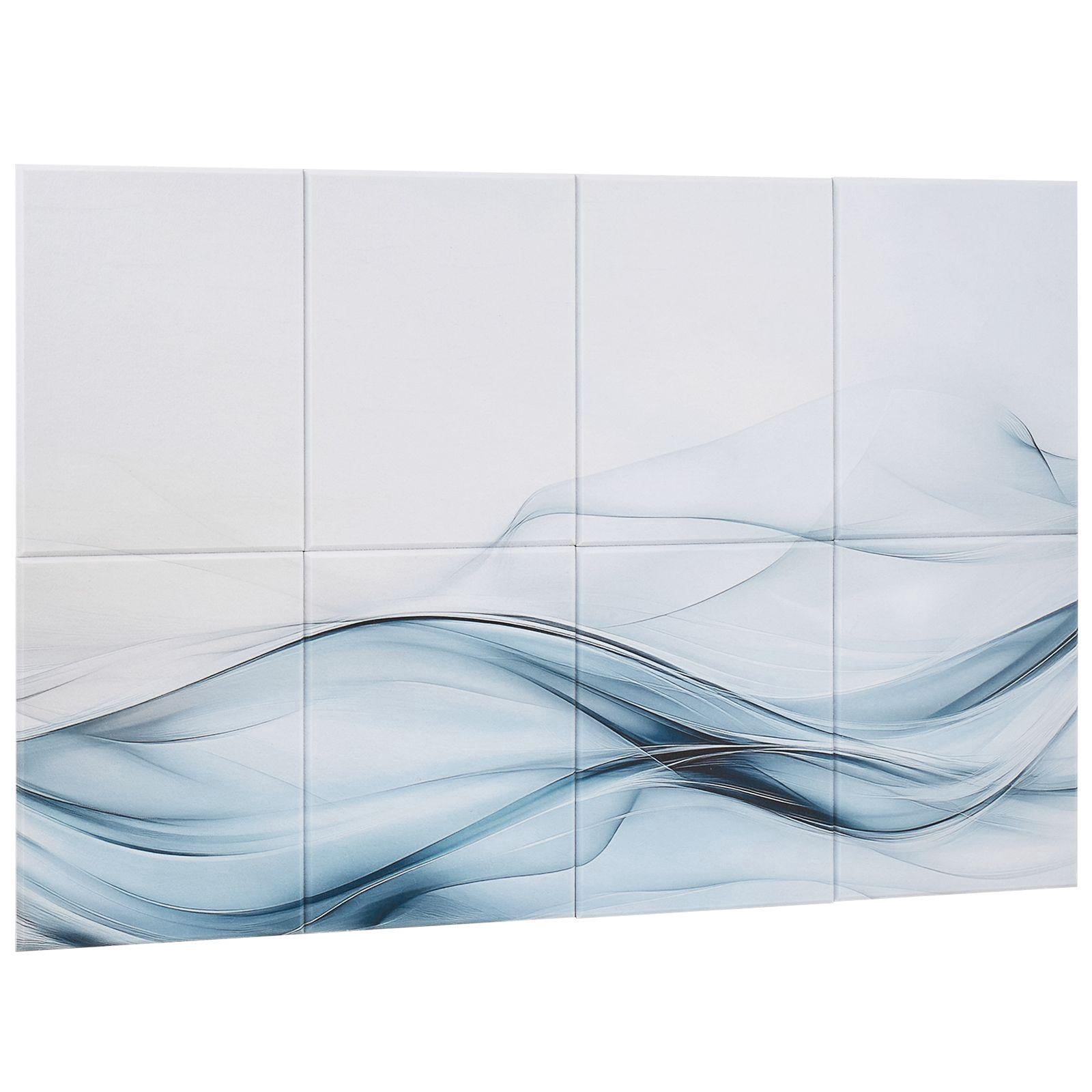 8 Pack Self Adhesive Acoustic Panels 47.24x23.62x0.4 Inch Soundproof Wall Tiles Decorative Art Panels for Home Office Studio Game Room Home Theater Minimalist Style