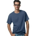 thumbnail image 1 of Hanes ComfortBlend EcoSmart Men`s Crewneck T-Shirt, XL, Heather Navy, 1 of 6