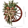thumbnail image 2 of Christmas Wreath,Christmas Red Truck Wreaths For Front Door, Artificial Rustic Christmas Door Wreath With Bow Knot Berry Vintage Christmas Garland For Indoor Outdoor Wall Window Home Decorations, 2 of 7