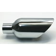 thumbnail image 3 of Exhaust Tip 2.25" Inlet 5.00" Outlet 12.00" Long Slant 304 Stainless Steel Chrome Plated WCHRSS50012-225-S Wesdon Exhaust Tip, 3 of 8