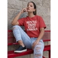 thumbnail image 2 of Hustle Hard Pray Harder Women T-Shirt, Female Large, 2 of 4