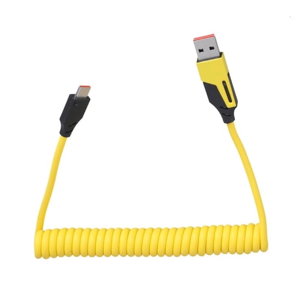 ANXPTIME Fast Speed Type C USB to Type C Retractable Data Sync Cable Wire 65W Charging