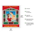 thumbnail image 2 of Mothers' Day - Drawn On Saturday May 25 - French National Lottery - Vintage Advertising Poster by F. Lesourt c.1963 - Fine Art Matte Paper Print (Unframed) 16x20in, 2 of 4