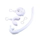 thumbnail image 5 of Eigraketly Tubo de esnórquel de silicona profesional ergonómico Flexible hombres mujeres reutilizable lavable tubos de esnórquel para nadar bajo el agua Type3 NO3 Eigraketly CBP283528, 5 of 5
