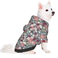 thumbnail image 2 of Balery Daisies Flowers Sudadera con Capucha para Perros Pequeños – Ropa para Mascotas, Disfraz para Perros y Gatos, Ideal para Fiestas y Cosplay-X-Small, 2 of 7