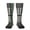 2 Black-2, variant on Knee High Socks for Women Italian America Thin Line Flag Long Tube Sock Uniform Socks