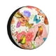 thumbnail image 1 of Balery Flowers And Birds Watercolor Cubiertas para Neumáticos - Protector Resistente para Neumáticos de Camioneta, SUV, Remolque, Camper y RV-15 inch, 1 of 6