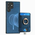 thumbnail image 2 of Dteck Case for Samsung Galaxy S23 Ultra with Stand,2 in 1 Detachable Magnetic Leather Card Slot Wallet Case Ring Holder Kickstand Protective Shockproof Back Cover for Galaxy S23 Ultra,Blue, 2 of 10