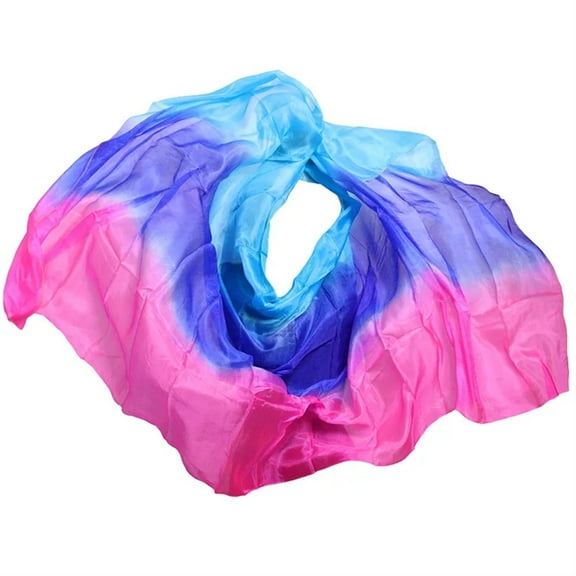 Silk Belly Dance Veils Shawl Scarf Belly Dance Practice Performance Silk Veils