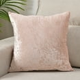 thumbnail image 2 of Ohufall 17.72x17.72 Inches Elastic Velvet Throw Pillow Cover Solid Square Decorative Pillow Case, 2 of 8