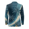 thumbnail image 6 of CHAQLIN Polyester Suit Jackets for Prom Business, Slim Fit Single Button Long Sleeve Coat, Palm Tree Wave Print, 6 of 9
