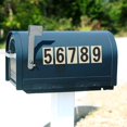 thumbnail image 5 of 1bag 4 colors 40pcs Number Reflective Stickers Waterproof Mailboxes Decals Modern Number Self Adhesive Mixed color Vinyl Stickers for Outside Signs House Window Address Indoor Outdoor 2 x 4 Inch, 5 of 7