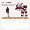 thumbnail image 6 of Bingfone Womens Pajama Sets Buffalo Plaid Forest Print,Long Sleeve Loungewear Pajamas Set-X-Large, 6 of 9