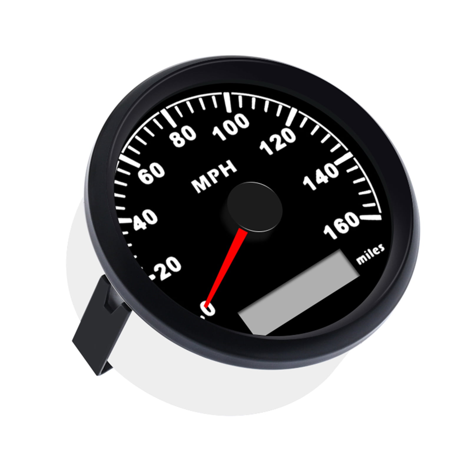 Geloo 85mm Marine GPS Speedometer Odometer Gauge 160MPH for Car