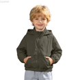 thumbnail image 2 of Liyamei Kids Lightweight Hooded Jacket with Zipper for Fall Windproof Outerwear Size 3-4 Years, 2 of 7