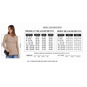 ANRABESS Long Sleeve Shirts for Women Ribbed Knit Slim Fit Basic Tops Crewneck Tees Spring Fall Casual Underscrubs Layer Clothes Brown Medium