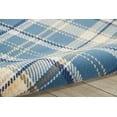 Blue Farmhouse Plaid Area Rug by Pinewood Grove