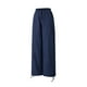 thumbnail image 3 of Txlixc Pantalones largos de pierna ancha para mujer, pantalones holgados de cintura baja con cordón de color sólido, parte inferior informal de estilo simple Txlixc Moda, 3 of 9