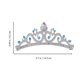 thumbnail image 3 of Cumpleaños Crown Diadema Rhinestone Hairband Exquisito Girls Party Tocado, 3 of 5