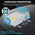 thumbnail image 4 of Fuente de alimentación del convertidor AC a DC 12 V 100 A 1200 W 110 V a 12 V, 4 of 7