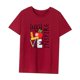 thumbnail image 3 of Camiseta de verano con cuello redondo para mujer, ropa de calle, camiseta con cuello redondo para Trip Street Rojo, 3 of 7