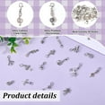 thumbnail image 4 of 40Pcs 20 Styles Zipper Pull Charms Replacement Metal Zipper Alloy with Claw Clasps Zipper Puller Replacement Zipper Sliders Garment Accessories for Clothing Coats Making Purse Craftings, 4 of 6