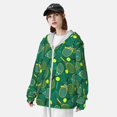 thumbnail image 5 of Goofa Tennis Rackets and Balls Printed Women's UPF 50+ Sun Protection Hoodie Jacket Lightweight Long Sleeve Sun Shirt for Women with Pocket Hiking Outdoor-X-Large, 5 of 9