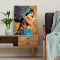 thumbnail image 5 of UXIEQU Oriental Woman Portrait Diamond Painting Canvas Wall Art 15.75x11.81 Inches, 5 of 8