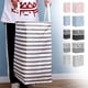 thumbnail image 1 of Bolsa de Almacenamiento de Tela, Cesta Plegable de Algodón, Organizador de Ropa a Rayas, Asa Resistente, Decoración Del Hogar, Ahorro de Espacio, Dormitorio, Apartamento, 40 X 30 X 60 Cm, 1 of 3