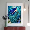 thumbnail image 2 of Diamond Art Kit for Adults, Elegant Blue Fantasy Art Woman Diamond Painting for Adults Beginners, DIY Diamond Art Painting Kits, 5D Diamond Painting Crafts for Home Decor 12x16 Frameless, 2 of 7