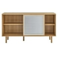 thumbnail image 5 of Console Entry Table Sideboard Cabinet, Brown Oak, Wood, Metal, Industrial Living Lounge Cafe Lobby Hospitality Restaurant, Modern Contemporary HB34578, 5 of 10