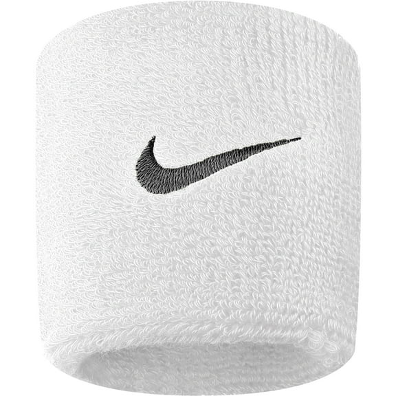 Nike 2-Pack Swoosh Wristbands - White - No Size
