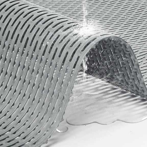 OVYEOFR Non-Slip Drainage Mat, 3' x 10' Rubber Mats Waterproof Pool Mats for Wet Areas, Kitchen, Garage, Bathroom