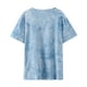 thumbnail image 5 of Blusa suelta de manga corta con cuello redondo y estampado a la moda para mujer Fridja  ghk1368, 5 of 8