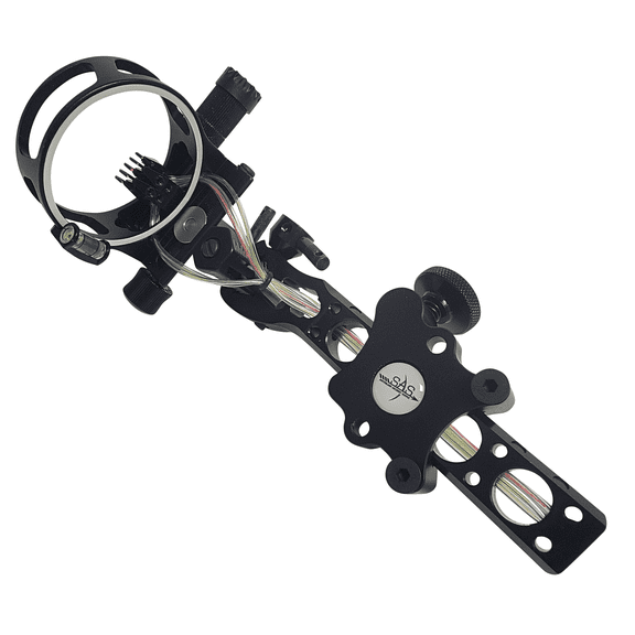 SAS Essence 019" Bow Sight with Micro Adjust Detachable Bracket LED Sight Light
