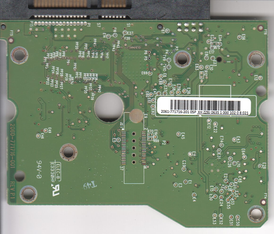 Carte PCB Contrôleur WD15EARS-00S0XB0 - Western Digital SATA II - 2060-771716-001