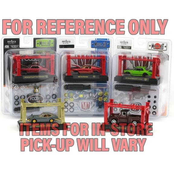 M2 Machines 37000 Model Kit Series 1:64 Scale Diecast Toy Cars & Truck (1 Vehicle, Styles May Vary)