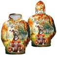 thumbnail image 3 of Hello Fall Pitbull Football Welcome Autumn with Leaves Pumpkins All Over Print 3D Hoodie Unisex Merch Hoodies Terrier Dog Lover - 00012, 3 of 6