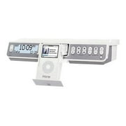iHome IH36W - Clock radio with Apple Dock cradle - white