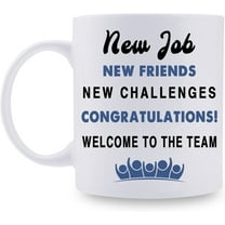 New Employee Welcome Gift for Coworker - New Hire Gift - Gift for New Employee Teammate Intern Staff Coworker - 11oz Coffee Mug (New Job)