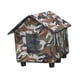 thumbnail image 5 of Caseta para gatos de exterior, refugio para perros pequeños, cálida, plegable, resistente al frío y con aislamiento térmico. Multicolor, 5 of 9