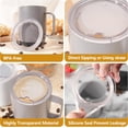 thumbnail image 3 of fafa-Cup Lid Replacement for 14oz Ember Temperature Control Smart Mug 2, Splash-proof Mug Lid with Sealing Silicone Ring, Coffee Mug Lid, Tritan Material, BPA-Free (Mug Not Included), 3 of 4