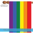 thumbnail image 3 of Toland Home Garden Rainbow Pride LGBTQIA+ Pride Flag Double Sided 28x40 Inch, 3 of 5