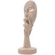 thumbnail image 4 of Estatuas de cara de mujer modernas y simples, figura de escultura de señora pensadora, talla de resina para decoración de dormitorio de oficina en casa (negro) Vhermosa CZJJ-ZH71-2, 4 of 7