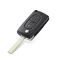 thumbnail image 4 of Dandkey 2/3/4 Button Flip Remote Key Shell For Peugeot 207 307 308 407 607 For Citroen C4 C5 C3 Berlingo Xsara HU83/VA2 Fob Case, 4 of 7