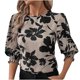 thumbnail image 1 of Eres Más Que una Camisa de Puntuación de Prueba, Verano Suelto Casual Cinco Cuartos de Manga Cuello Redondo Impreso para Mujeres, 1 of 6