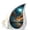 Fishing-1, variant on VALERASH Fishing Urns for Human Ashes Adult Man & Women - Blue Teardrop Funeral Urn for Ashes for Women Decorative Rainbow Cremation Urn- 3 Inch