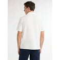 thumbnail image 3 of Free Assembly Men's Waffle Knit Button-Up Shirt with Short Sleeves, Sizes XS-3XL, 3 of 5